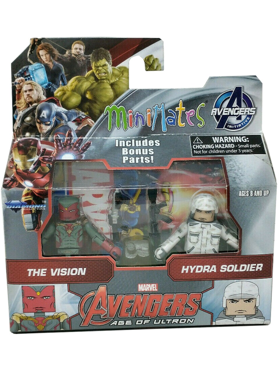 Age of Ultron Series 63 The Vision & Hydra Soldier 2" Minimates 2-Pack